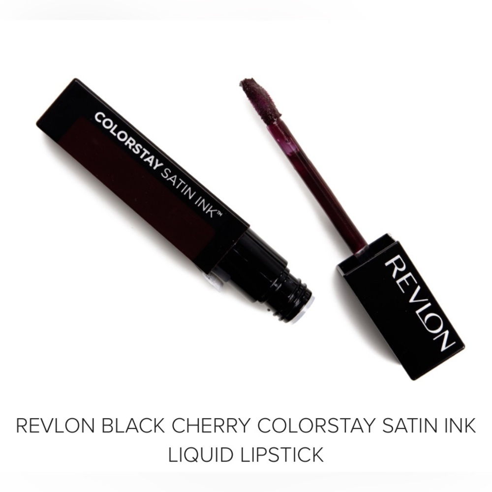 2/$20 Revlon Black Cherry ColorStay Satin Ink Liquid Lipstick